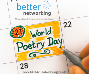 The date on a calendar marked for World Poetry Day 