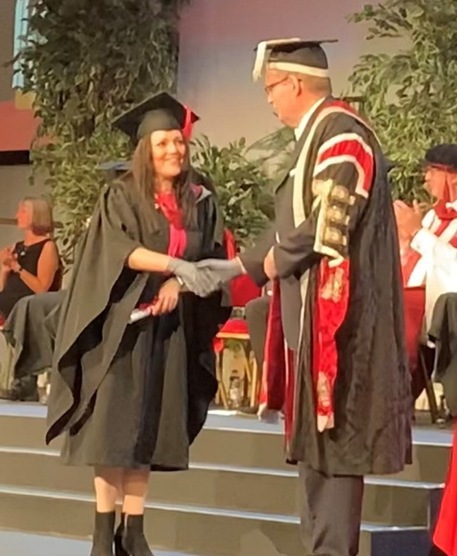 Tracy Heatley's MBA Graduation 2021