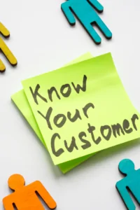Know Your Customer Post It Note Image